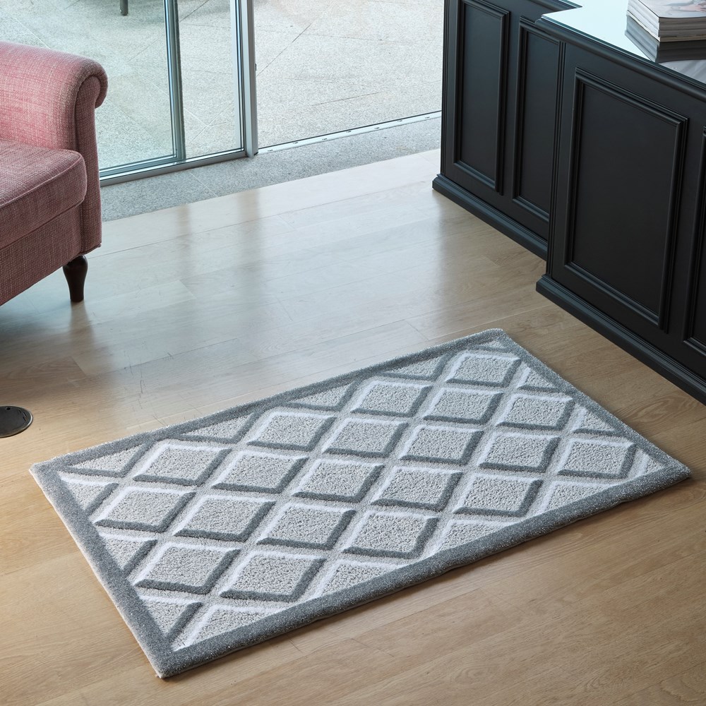 Luxury First Geometric Bath Mat 900 by Abyss & Habidecor